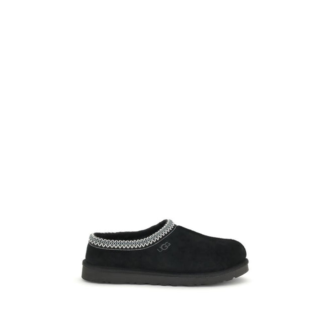 UGG schwarzer Leder-Mokassin