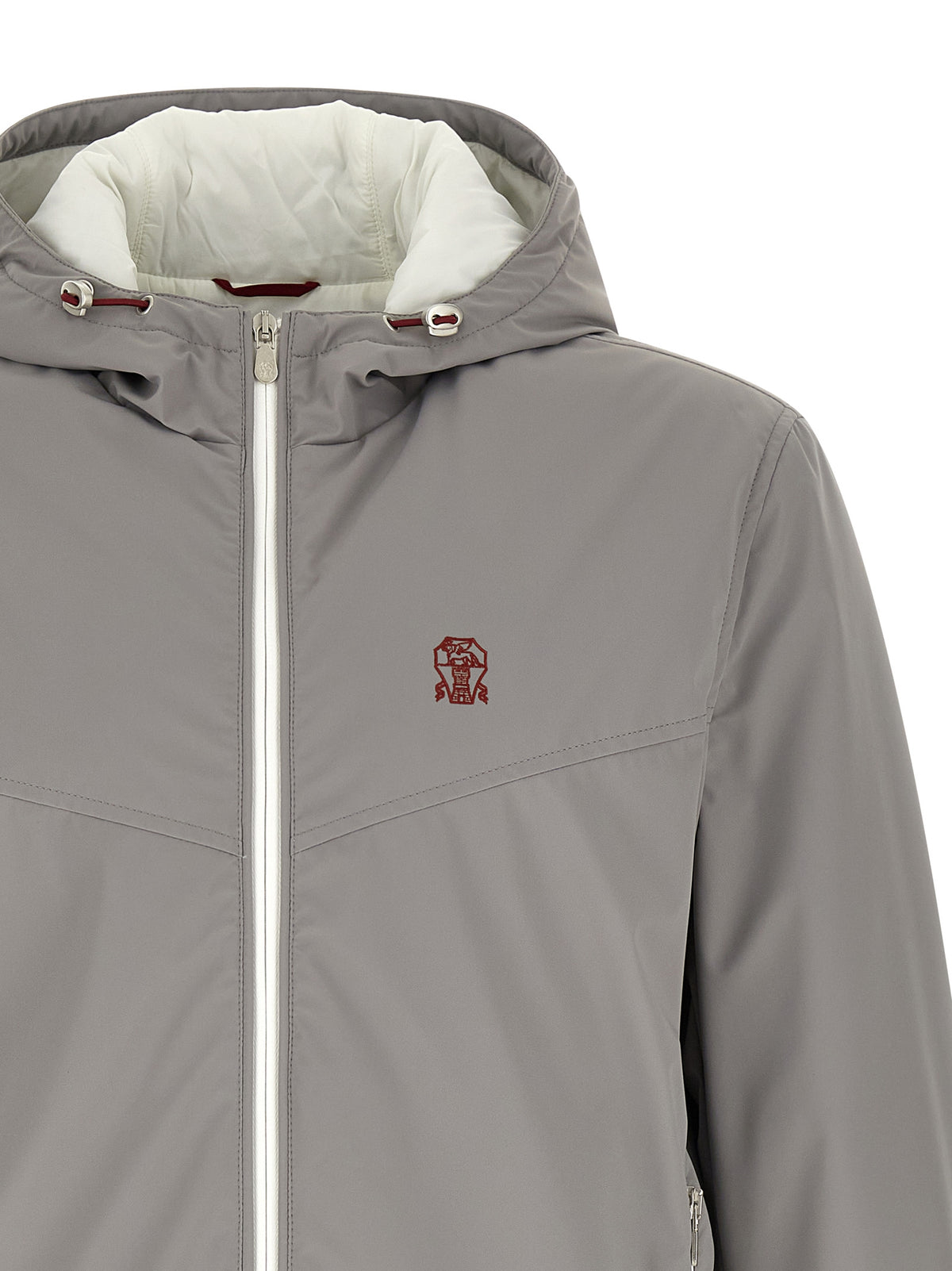 Brunello Cucinelli Grey Polyamide Jacket