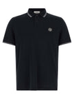 Stone Island Blaues Baumwoll-Polohemd
