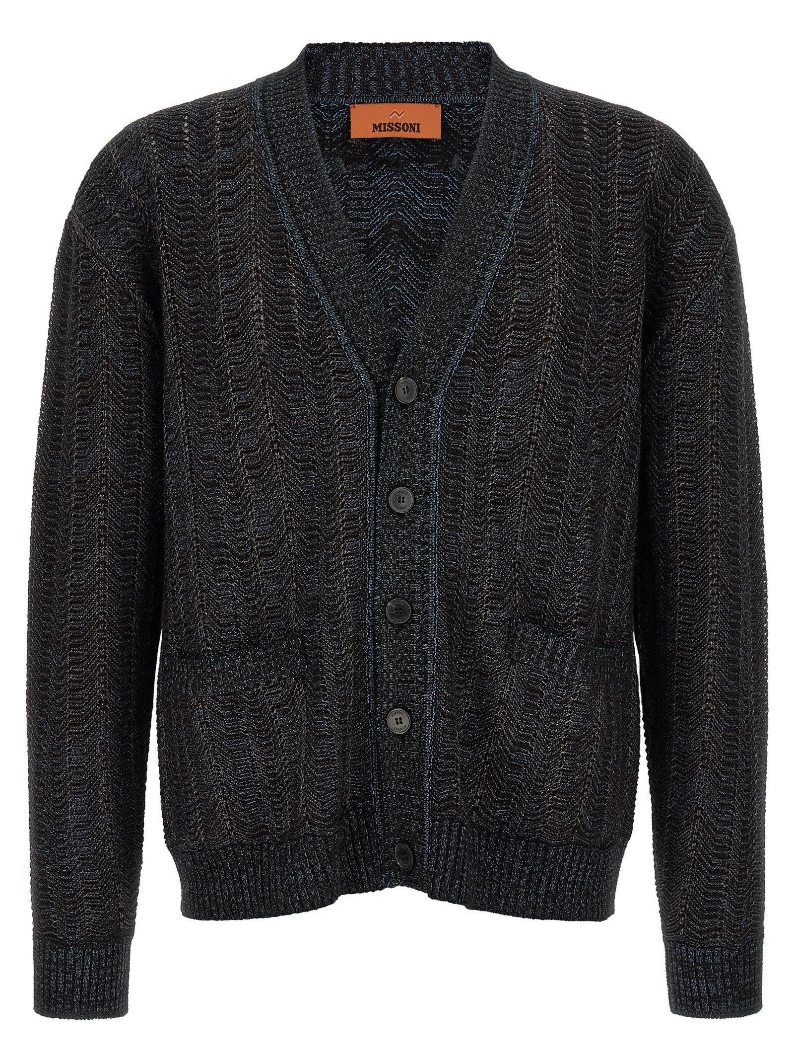 Missoni Mehrfarbige Strickjacke aus Viskose