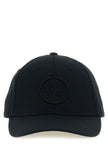 Stone Island Schwarze Baumwollkappe (Baseball Cap)