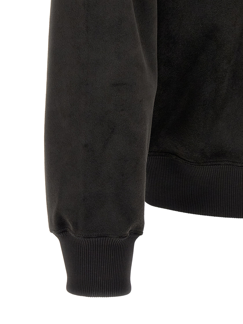 Y-3 Schwarzer Pullover aus recyceltem Polyester