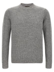 ZANONE Grey pure virgin wool cardigan