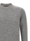 ZANONE Grey pure virgin wool cardigan
