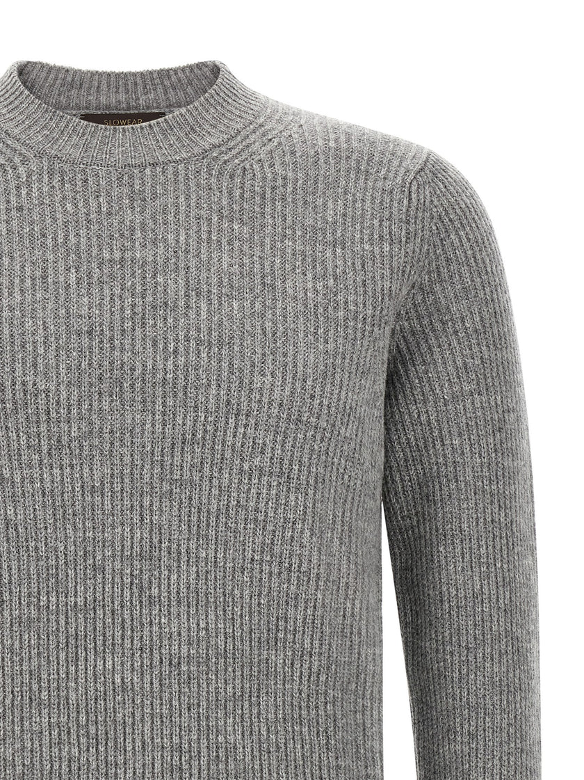 ZANONE Grey pure virgin wool cardigan