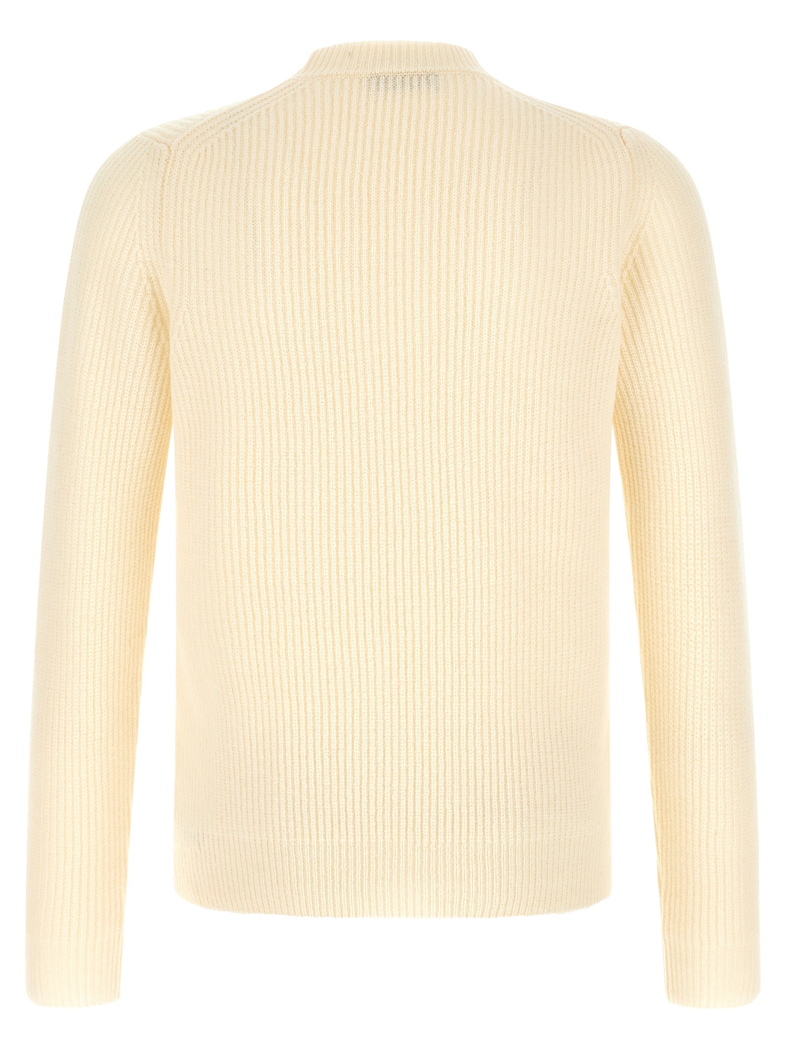 ZANONE White Pure Virgin Wool Cardigan