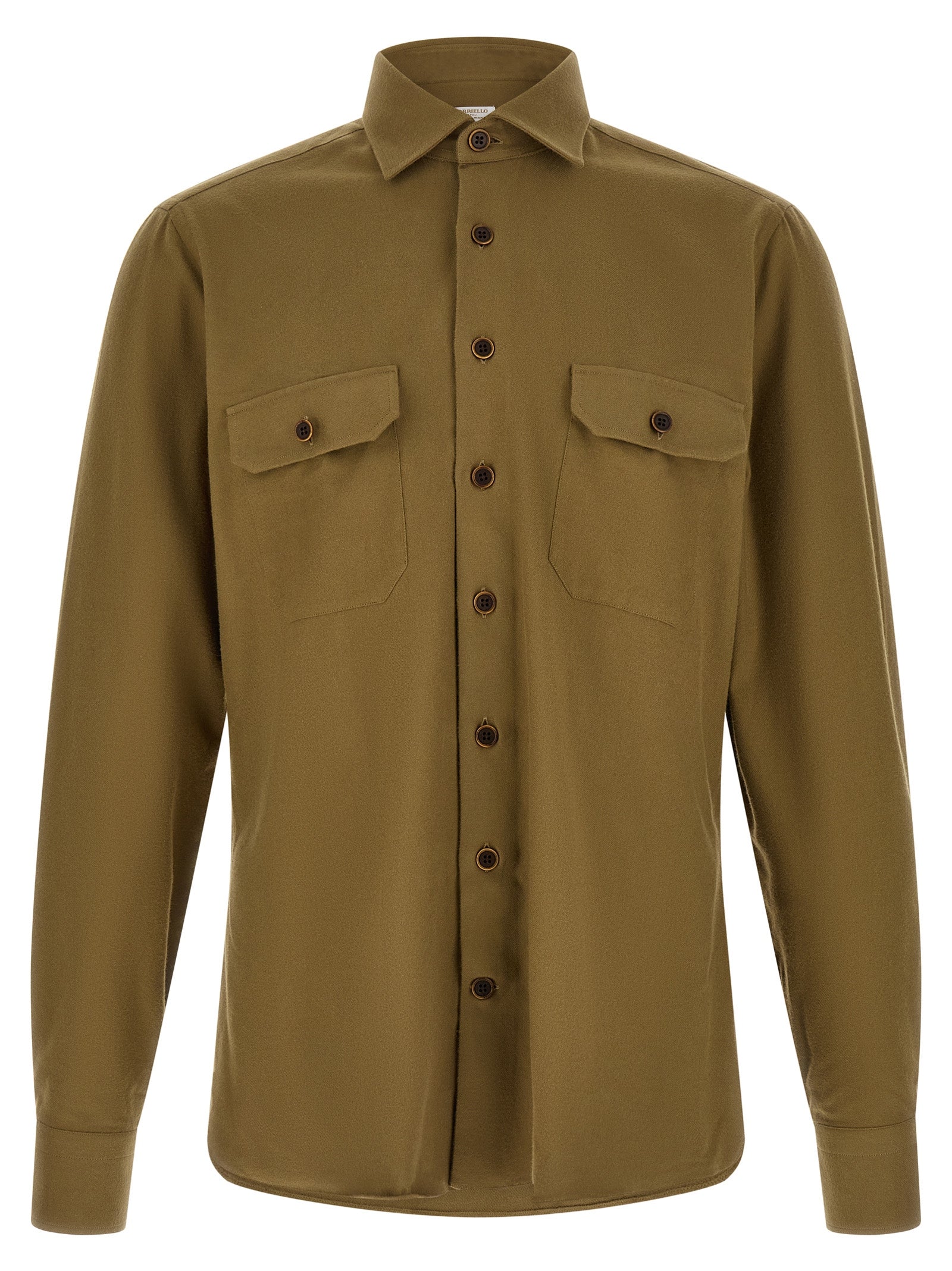 BORRIELLO Two-tone cotton blouse