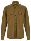 BORRIELLO Two-tone cotton blouse