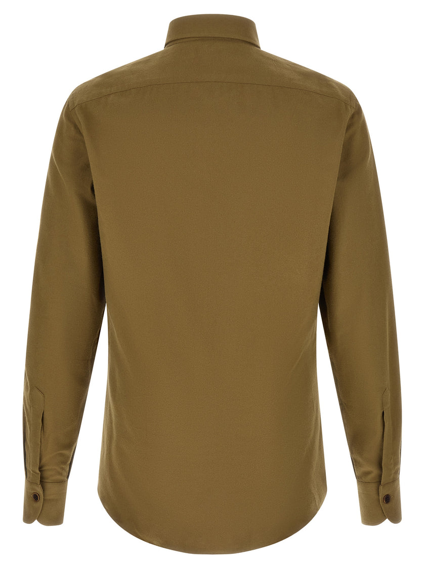 BORRIELLO Two-tone cotton blouse