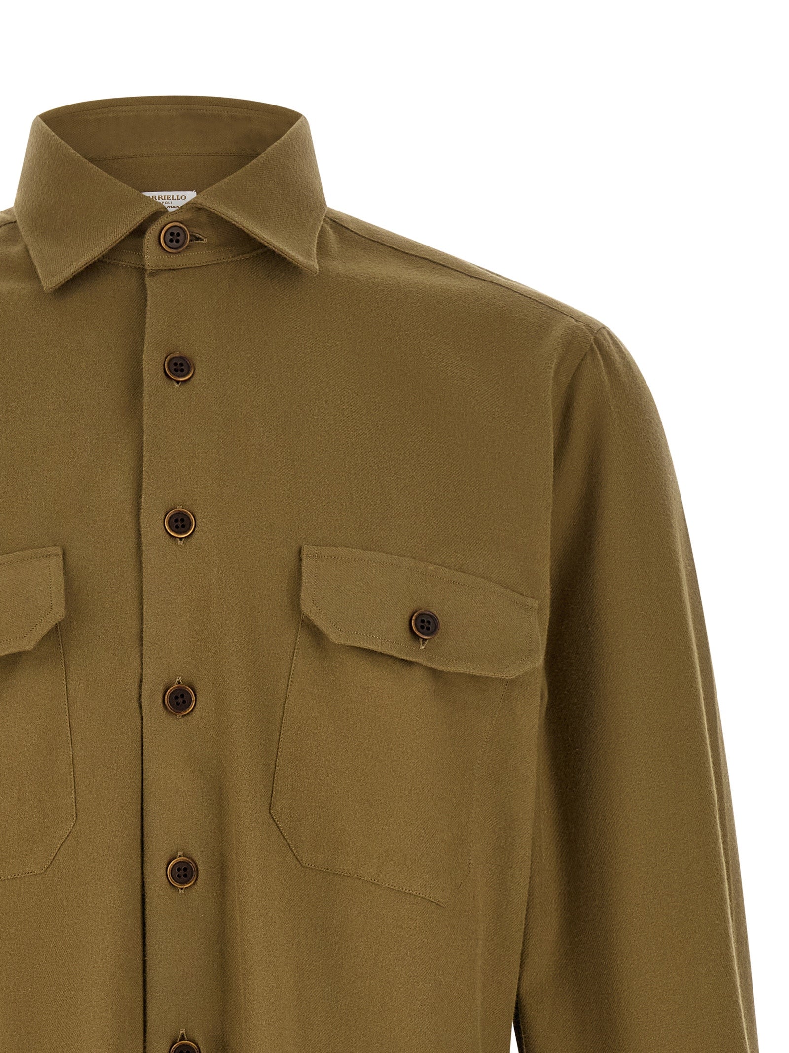 BORRIELLO Two-tone cotton blouse