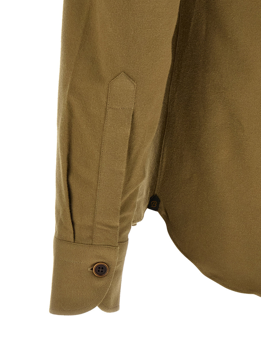 BORRIELLO Two-tone cotton blouse
