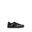 Dolce & Gabbana Schwarze Bos Taurus Kalbsleder-Sneakers