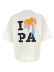 Palm Angels Weißes Baumwoll-T-Shirt