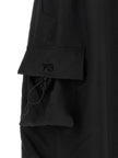 Y-3 Schwarze Cargohose aus Polyester