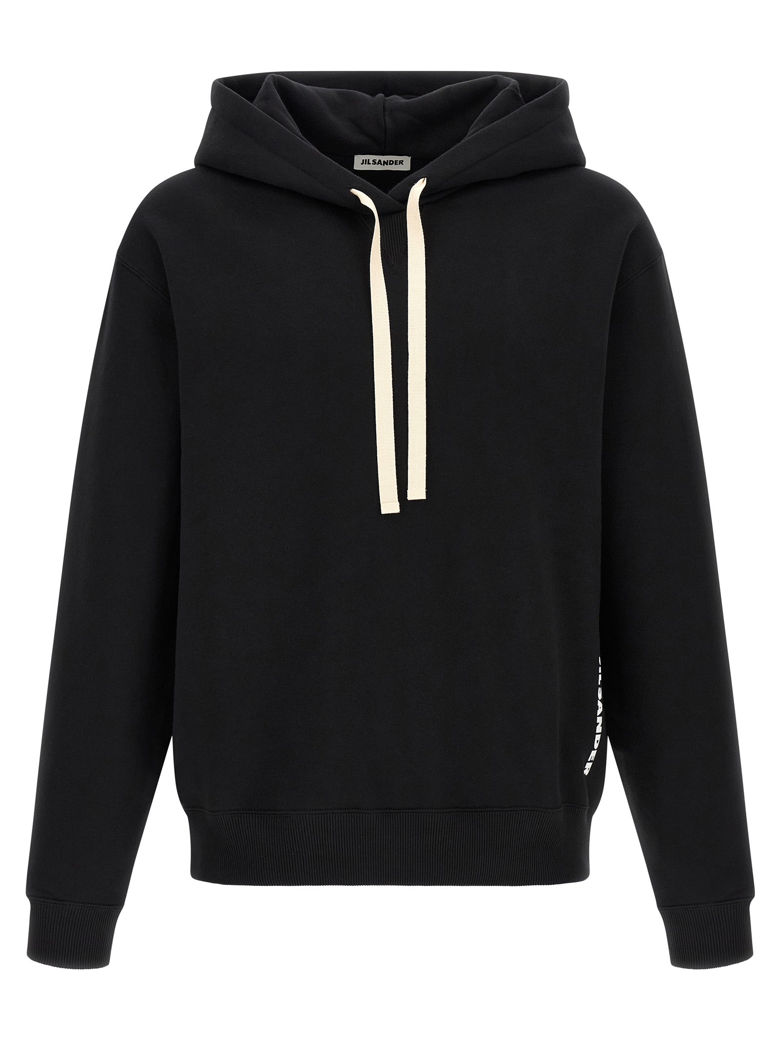 Jil Sander Schwarzes Baumwoll-Sweatshirt