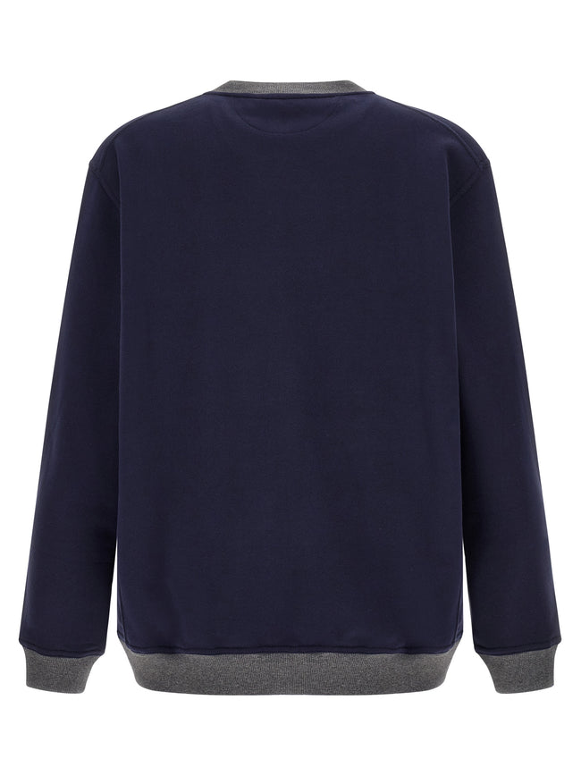 Brunello Cucinelli Blauer Baumwoll-Sweatshirt