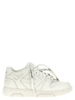 Off-White Weiße Kalbsleder Low-Top-Sneaker