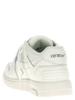 Off-White Weiße Kalbsleder Low-Top-Sneaker