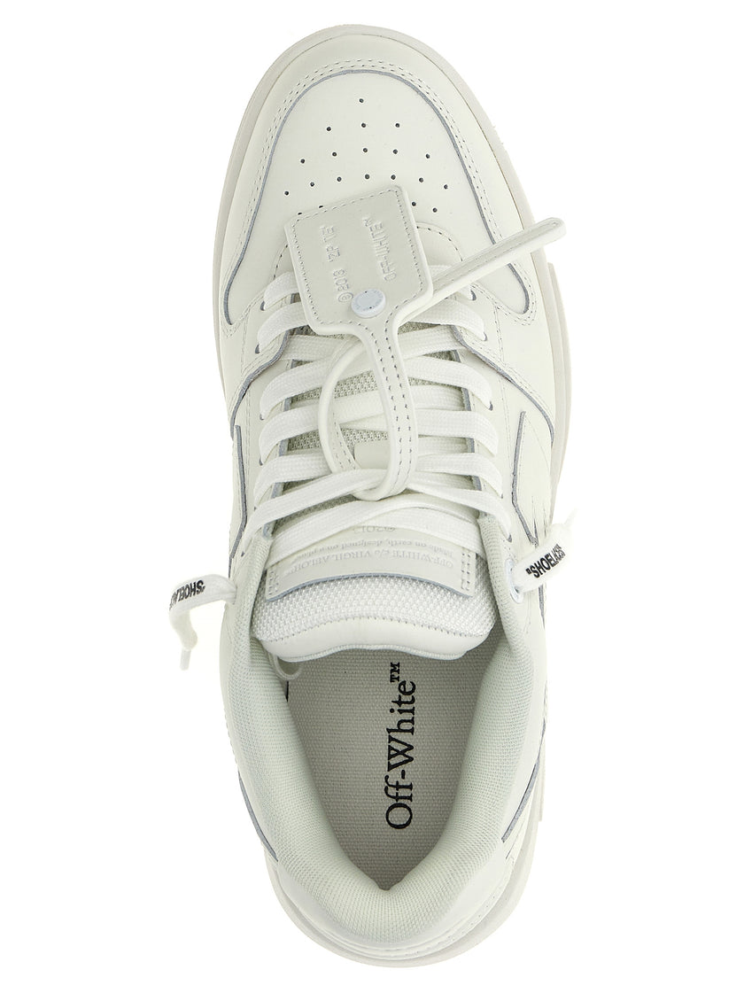 Off-White Weiße Kalbsleder Low-Top-Sneaker