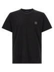 Stone Island Black Cotton T-Shirt