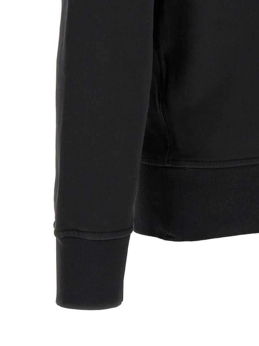 Stone Island Schwarzer Baumwoll-Sweatshirt