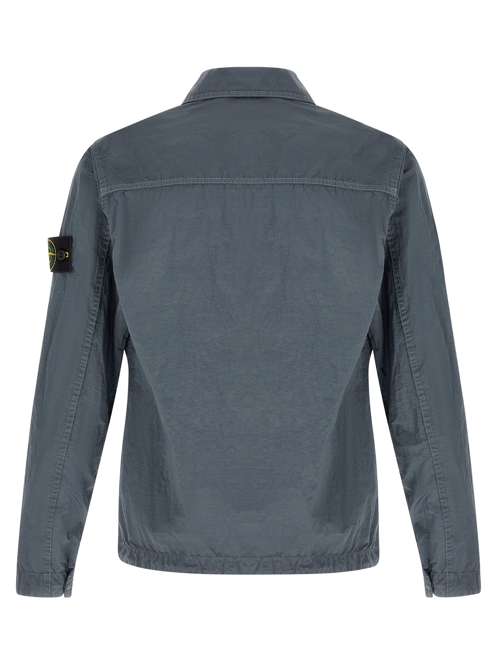 Stone Island Graue Polyamid-Bluse