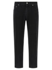 Department 5 Schwarze Cropped Jeans aus Baumwolle