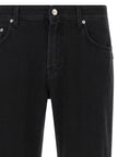 Department 5 Schwarze Cropped Jeans aus Baumwolle