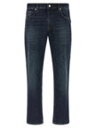 Department 5 Blaue Cropped Jeans aus Baumwolle