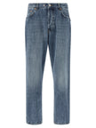 Department 5 Blaue Jeans aus Baumwolle, Tapered Fit