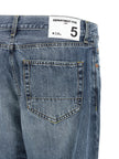 Department 5 Blaue Jeans aus Baumwolle, Tapered Fit