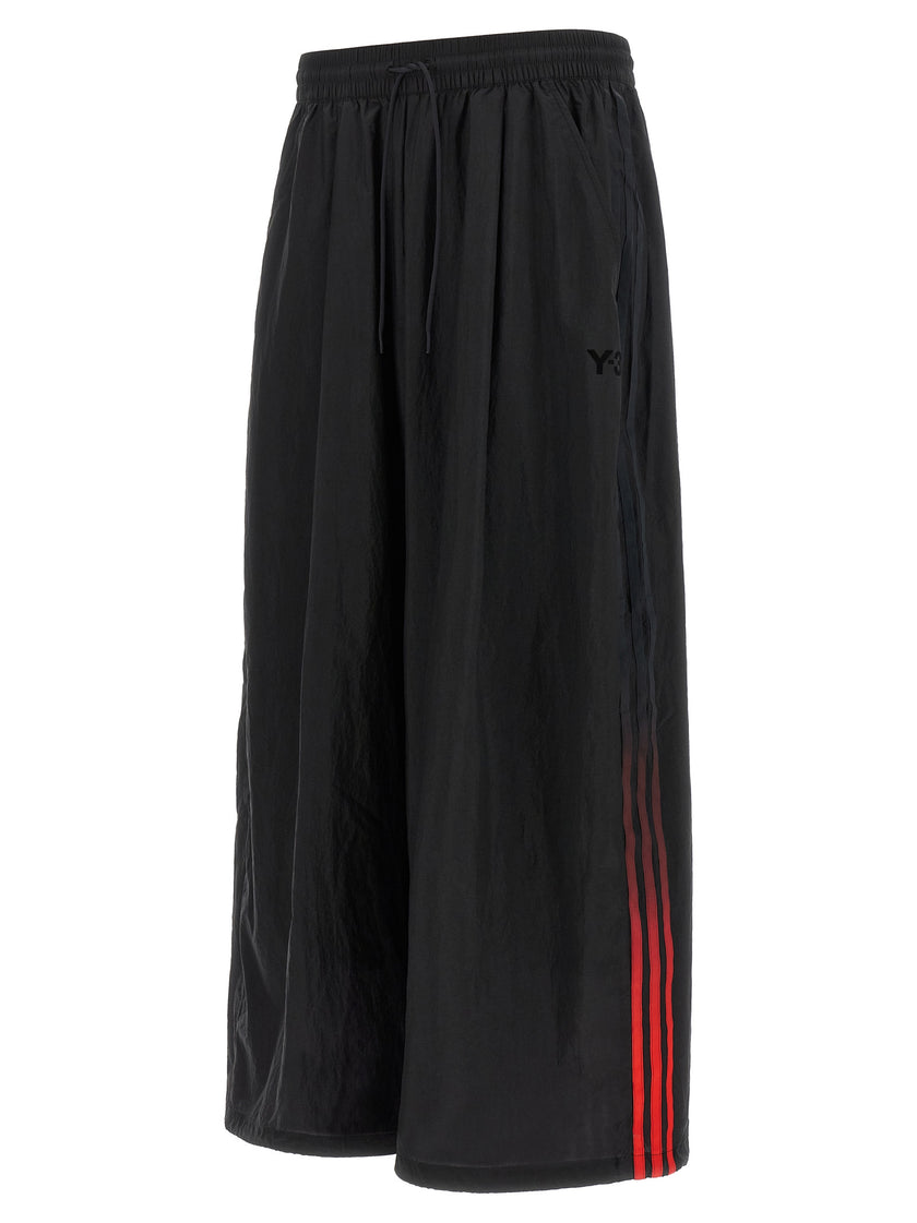 Y-3 Schwarze Polyamid-Sporthose