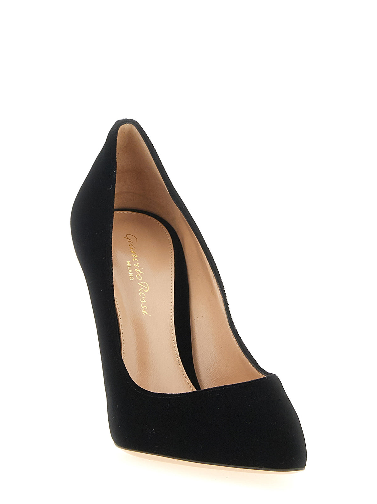 Gianvito Rossi Black Textile High-Heel Pumps