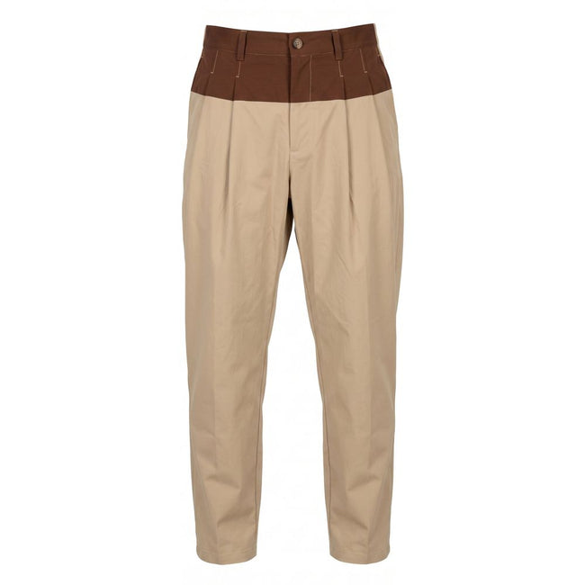 Trussardi Jeans beige Baumwollhose für Herren