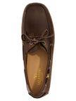Valentino Garavani Brown Buffalo Leather Slip-On Loafers