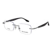 Trussardi-Brille aus Titan in Silber (Fassung)