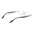 Trussardi-Brille aus Titan in Silber (Fassung)