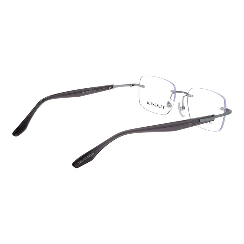 Trussardi-Brille aus Titan in Silber (Fassung)