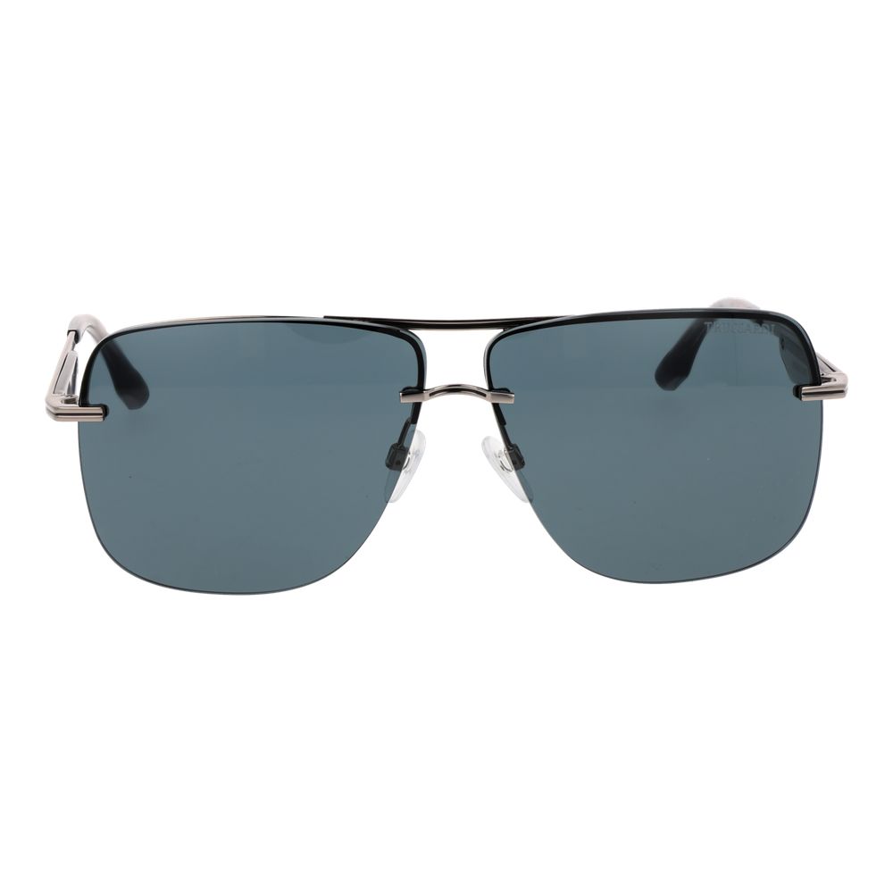 Trussardi Sonnenbrille aus silberfarbenem Metall