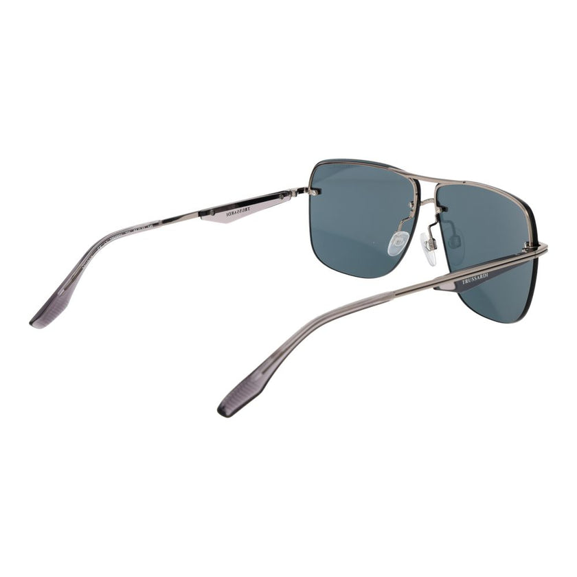 Trussardi Sonnenbrille aus silberfarbenem Metall