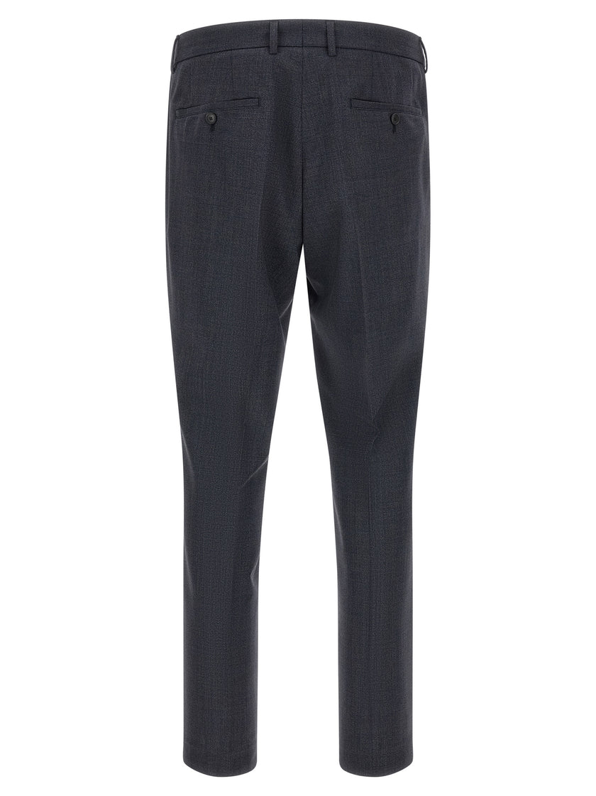 Hugo Boss Blaues Zweiteiler-Anzug aus Polyester