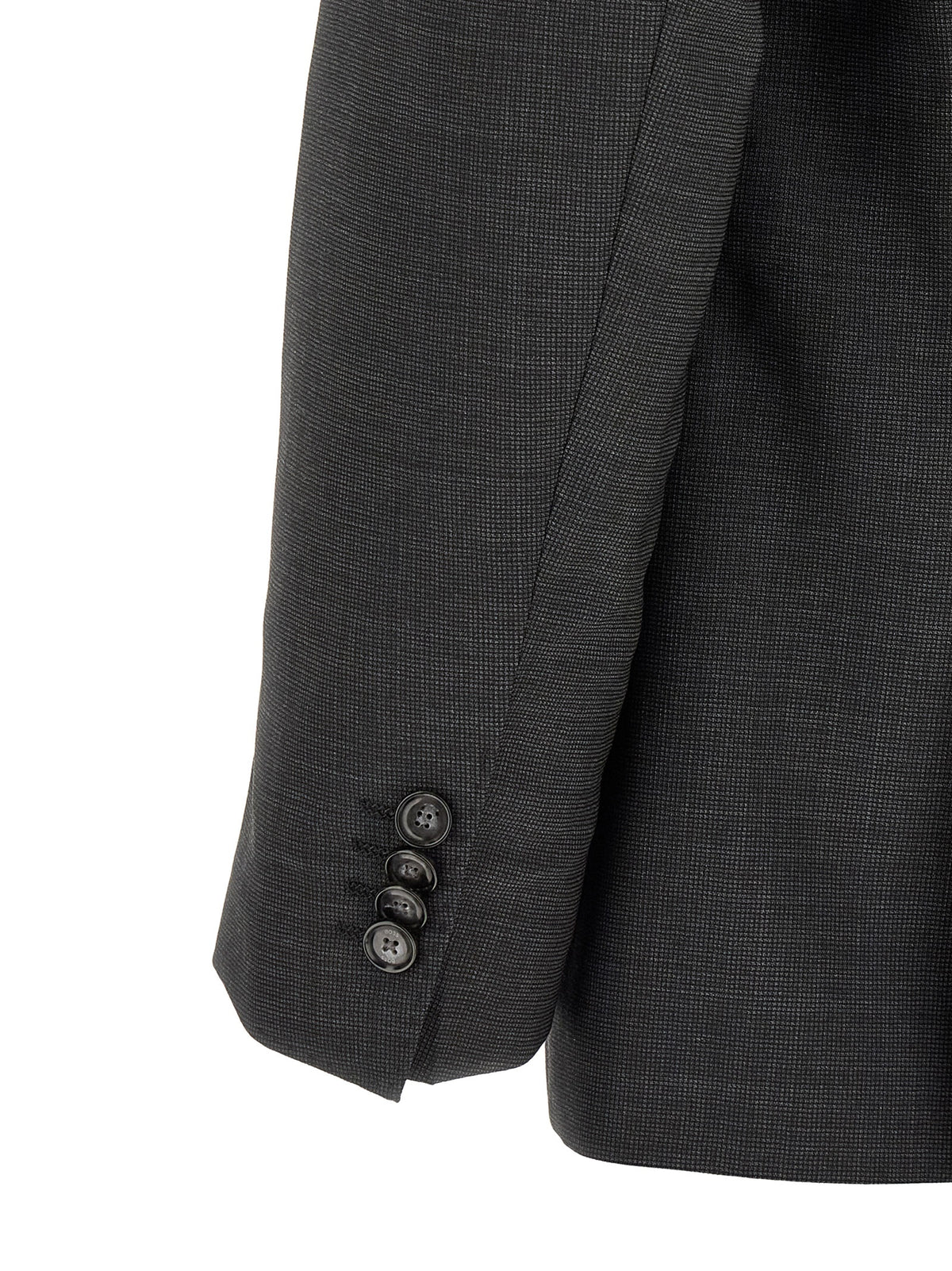 Hugo Boss Gray Two-Piece Suit in Pure Virgin Wool