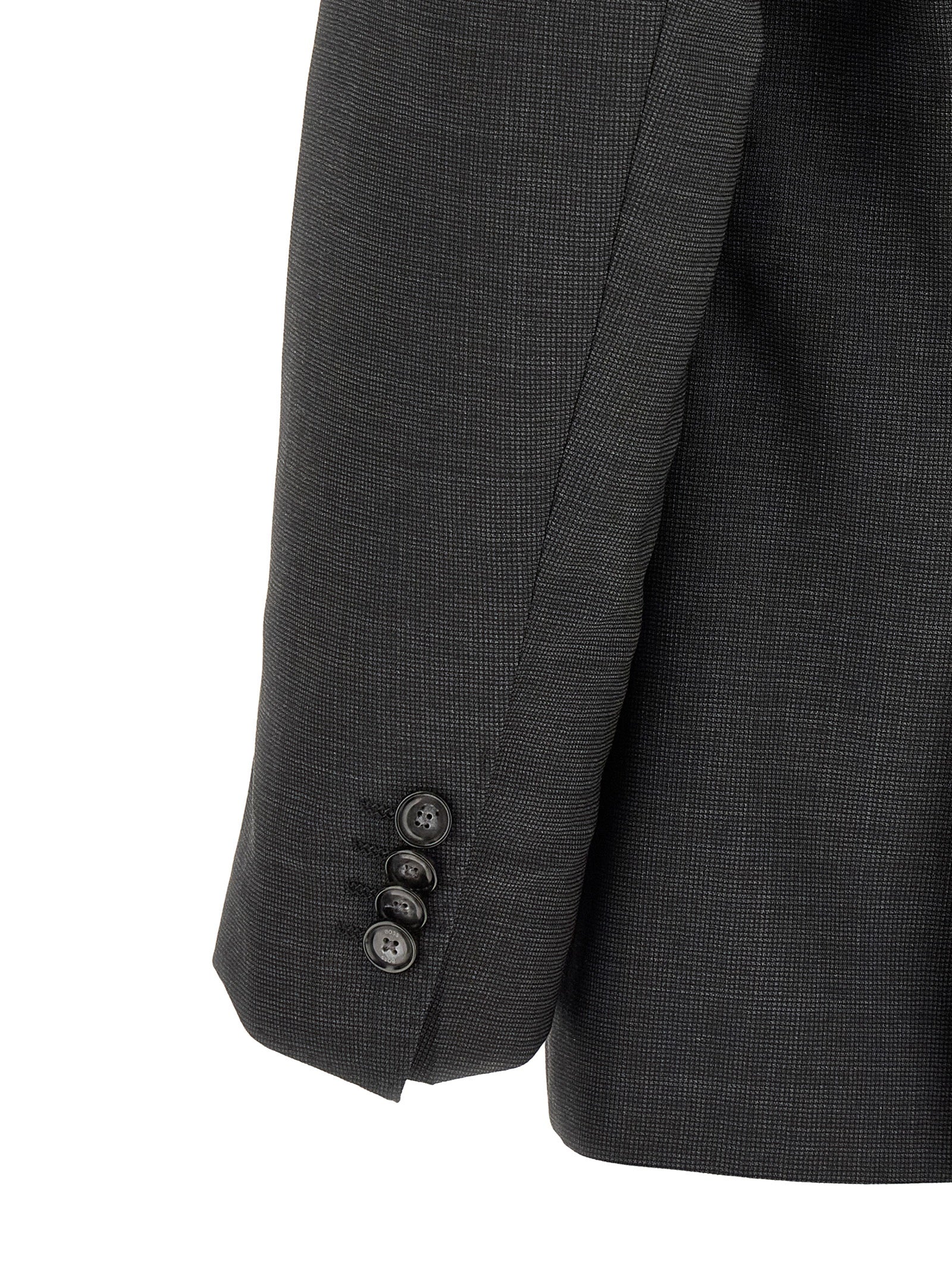 Hugo Boss Grey two-piece suit in virgin wool