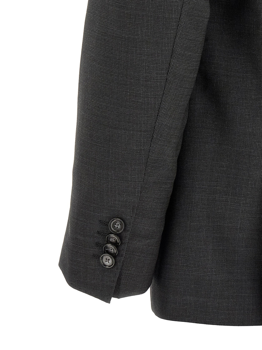 Hugo Boss Grey two-piece suit in virgin wool