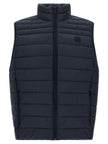 Hugo Boss Dunkelblaue ärmellose Jacke aus recyceltem Polyamid