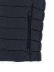 Hugo Boss Dunkelblaue ärmellose Jacke aus recyceltem Polyamid