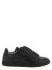 Maison Margiela Schwarze Kalbsleder Low-Top-Sneaker