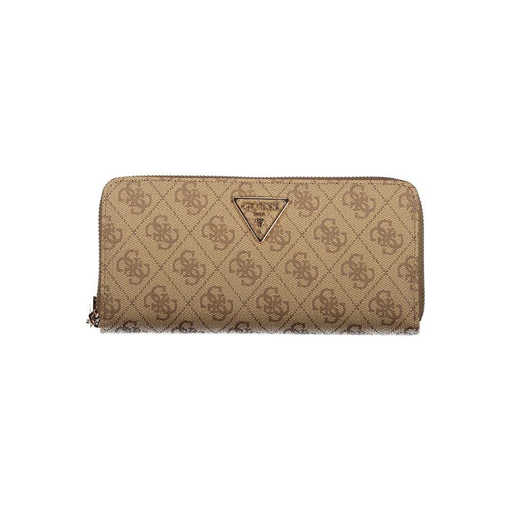 Guess Jeans Beige Polyurethane Women's Wallet