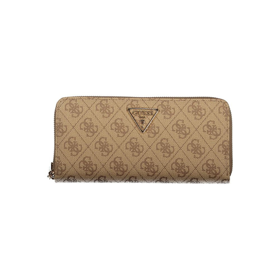 Guess Jeans Beige Polyurethane Women's Wallet