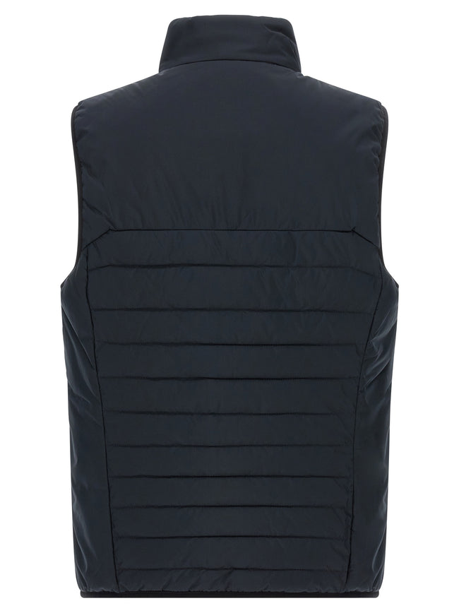 Hugo Boss Ärmellose blaue Jacke aus Polyester